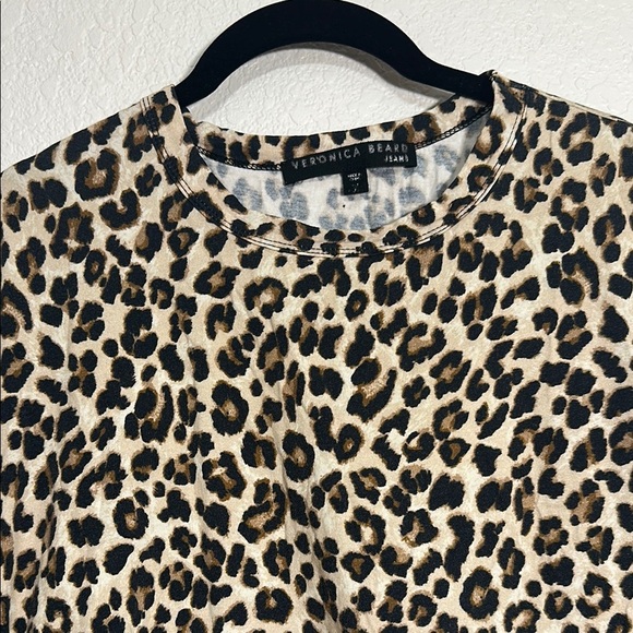 Veronica Beard Leopard Print Women's Top M - Picture 3 of 5